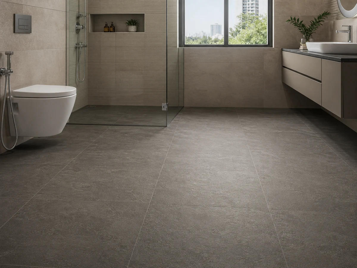 Matte anti-skid bathroom floor