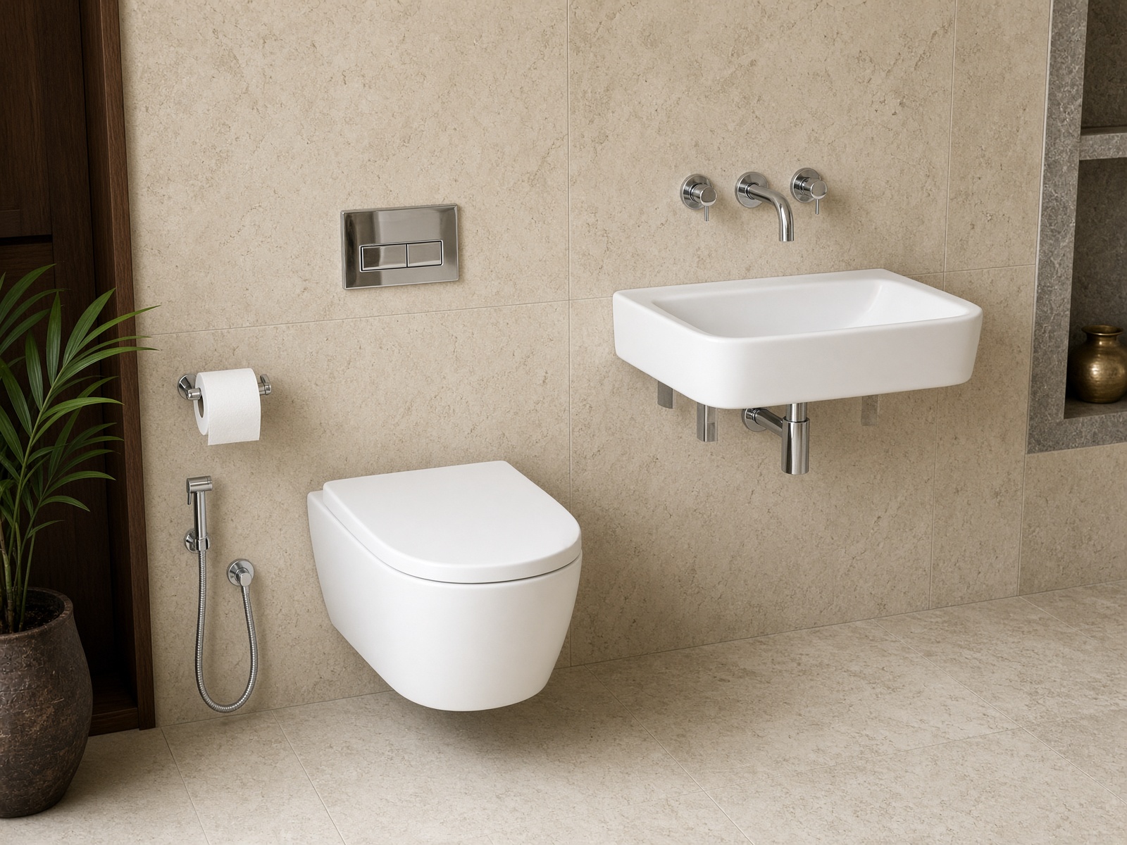 Wall-hung / floor EWC