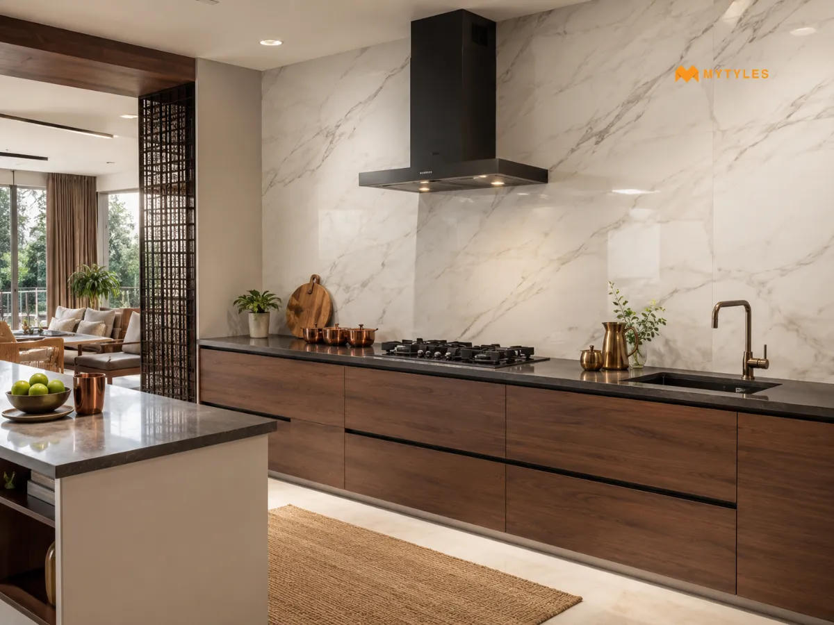Kitchen dado / splashback tiles